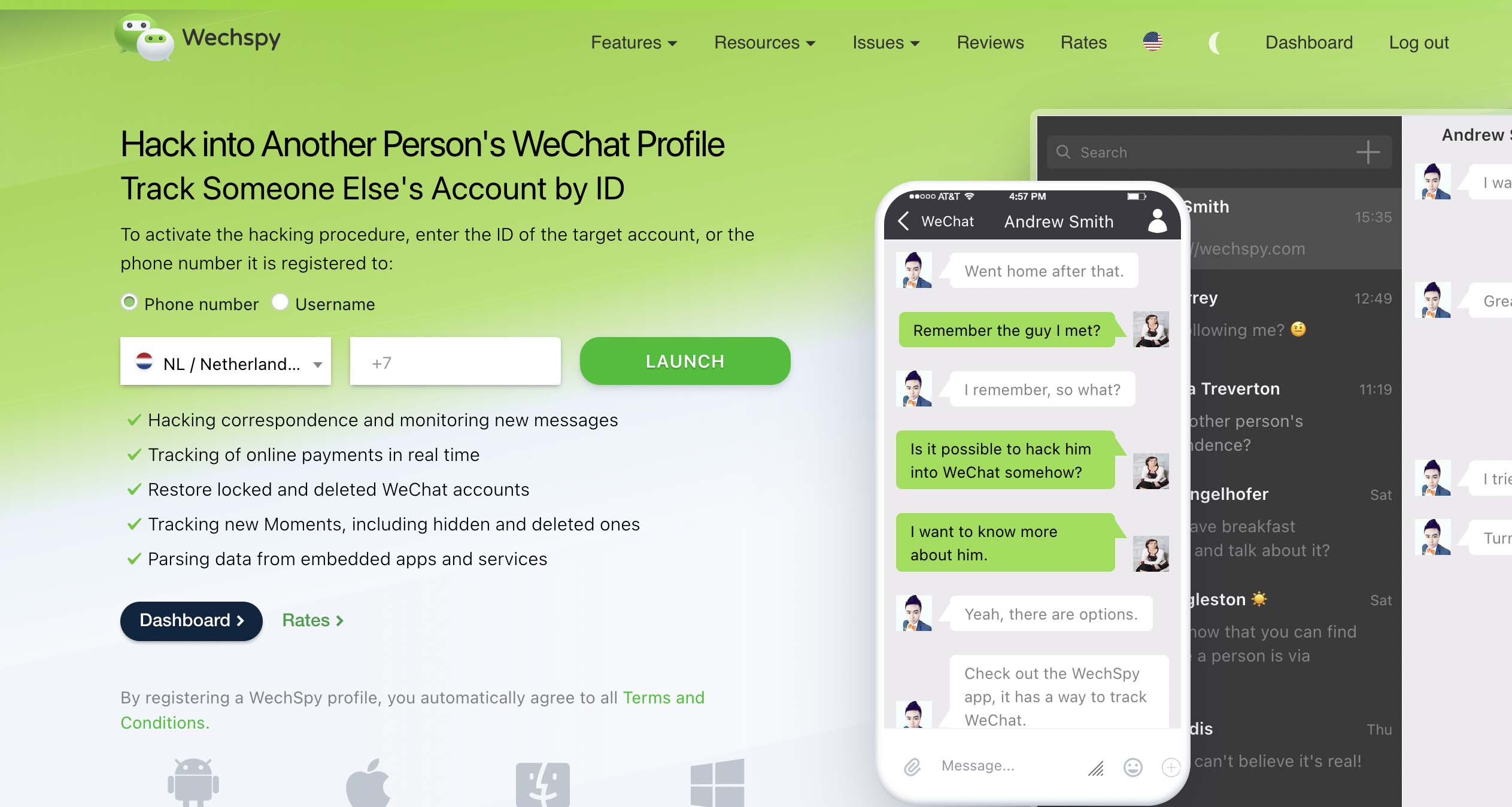 WechSpy将帮助阅读配偶在微信中的通信。